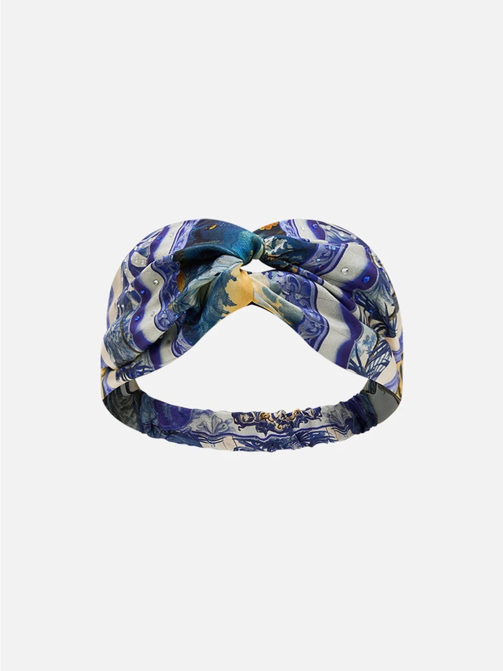 Camilla “Song of St. Anthony” silk woven twist boho hippie headband